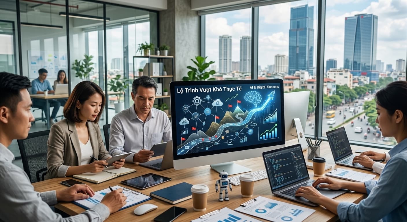 Giải Mã Bài Toán Chuyển Đổi Số Và AI Cho Doanh Nghiệp SME: Lộ Trình Vượt Khó Thực Tế